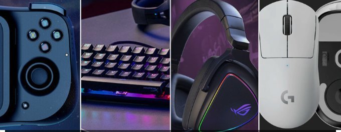 Logitech G gaming mouse in peripherals collage for ARPG